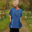 Tunique Elise Lin-coton Majorelle | Quintessence