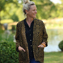 Veste Garance — Jacquard Labyrinthe Solaire - Quintessence