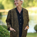 Veste Garance — Jacquard Labyrinthe Solaire - Quintessence