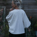 Veste kimono Yoko - velours côtelé ivoire - Quintessence