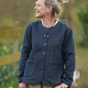 Veste Nathalie bleu marine pailleté | Quintessence