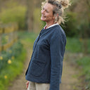 Veste Nathalie bleu marine pailleté | Quintessence