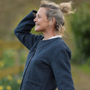 Veste Nathalie bleu marine pailleté | Quintessence