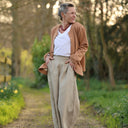 Veste Nathalie Camel pailleté | Quintessence