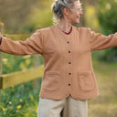 Veste Nathalie Camel pailleté | Quintessence
