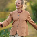 Veste Nathalie Camel pailleté | Quintessence