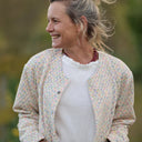 Veste Nathalie Crème confettis | Quintessence