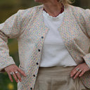 Veste Nathalie Crème confettis | Quintessence