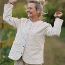 Veste Nathalie Crème confettis | Quintessence