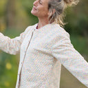 Veste Nathalie Crème confettis | Quintessence
