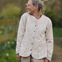 Veste Nathalie Crème confettis | Quintessence