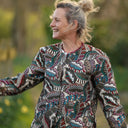 Veste Nathalie Jacquard “Feuillage Vagabond” | Quintessence