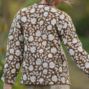 Veste Nathalie Jacquard “Herbier mordoré” | Quintessence