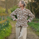 Veste Nathalie Jacquard “Herbier mordoré” | Quintessence