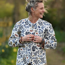 Veste Nathalie Jacquard “Jardin des Songes” | Fabriqué en France | Quintessence