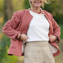 Veste Nathalie terracotta pailleté | Quintessence