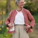Veste Nathalie terracotta pailleté | Quintessence