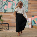 Veste Rosa en lin lavé noir - Quintessence