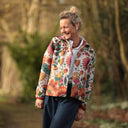 Veste Solveig jacquard floral “Jardin Nomade” | Quintessence