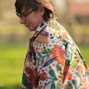 Veste Solveig jacquard floral “Jardin Nomade” | Quintessence