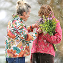 Veste Solveig jacquard floral “Jardin Nomade” | Quintessence