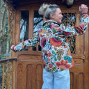 Veste Solveig jacquard floral “Jardin Nomade” | Quintessence