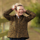 Veste Solveig Jacquard “Labyrinthe Solaire” | Quintessence