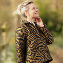 Veste Solveig Jacquard “Labyrinthe Solaire” | Quintessence