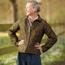 Veste Solveig Jacquard “Labyrinthe Solaire” | Fabriqué en France | Quintessence