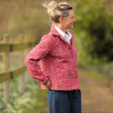 Veste Solveig Jacquard “Roseraie Framboise” | Quintessence