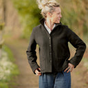 Veste Solveig Lainage “Noir Profond” | Fabriqué en France | Quintessence