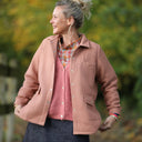 Veste Véga - nid d'abeille terre cuite rosée - Quintessence