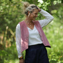 Veston Jean - Velours côtelé rose boisé - Quintessence