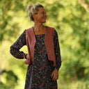 Veston Jean - Velours côtelé rose boisé - Quintessence