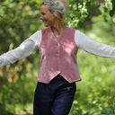 Veston Jean - Velours côtelé rose boisé - Quintessence