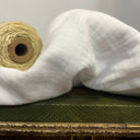 3 Coupons de gaze de coton blanche 55x100 (K29) - Quintessence