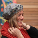 Beret Côme - lainage prince de galles - Quintessence