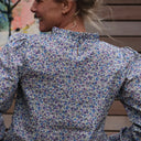 Blouse Léa - voile de coton pétunia - Quintessence