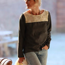 Blouse Lylou - jean noir / broderie ivoire et dorée - Quintessence