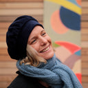 Chapeau Charlie - velours côtelé bleu nuit - Quintessence