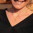 Collier médaille torsadée Télia - Quintessence