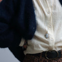 Collier Pétale howlite blanche - Quintessence