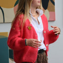 Collier Pétale rhodonite - Quintessence