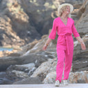 Combinaison Erika viscose fushia - Quintessence