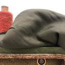 Coupon de modal-lin kaki 140x150 (F11) - Quintessence