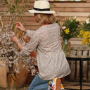 Coupon de voile de coton fleurettes 140x160 (N9) - Quintessence