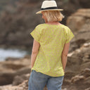 Coupon voile de coton fleurs de Galapagos 130x360 (K12) - Quintessence