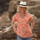 Coupon voile de coton fleurs de Palawan 160x140 (Q3) - Quintessence