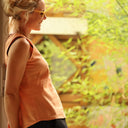 Débardeur Félicie - Lin orange pastel - Quintessence