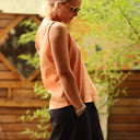 Débardeur Félicie - Lin orange pastel - Quintessence